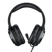 ONIKUMA X31 USB / 3.5mm Wired RGB Light Gaming Headset with Mic, Cable length: 2.2m(Black)