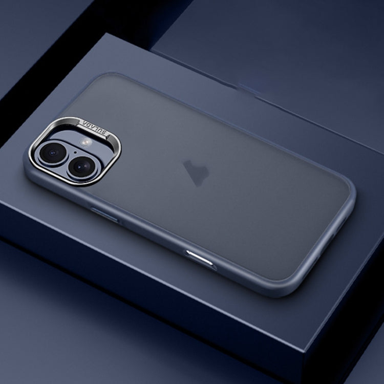 For iPhone 16 Plus SULADA Skin Feel Matte Shockproof Phone Case(Blue) - free shipping - PMC Jewellery - Order now!