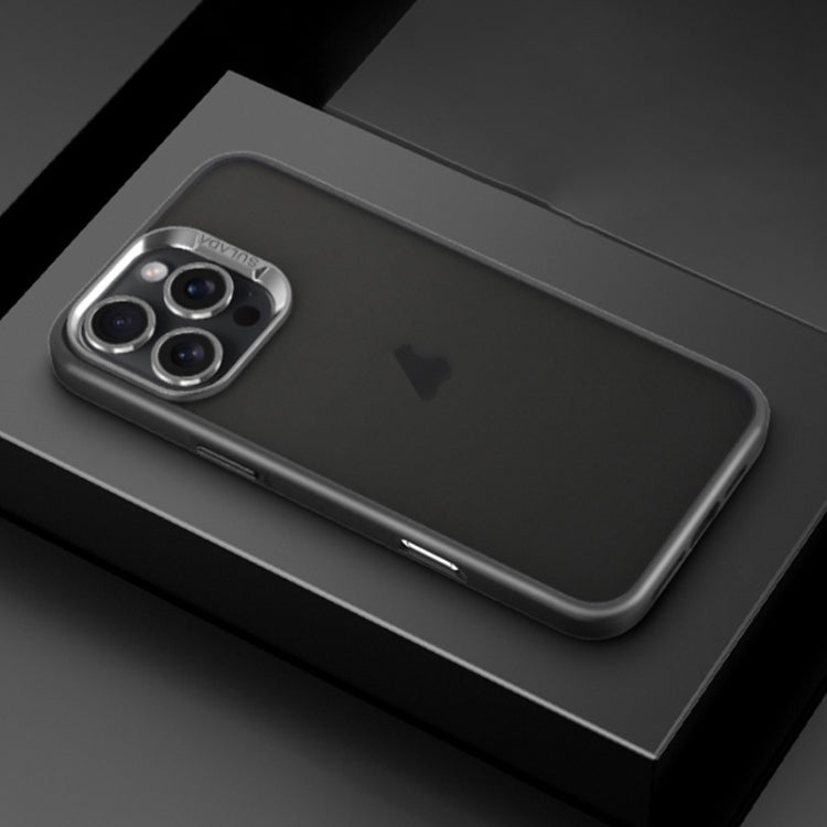 For iPhone 16 Pro SULADA Skin Feel Matte Shockproof Phone Case(Black) - free shipping - PMC Jewellery - Order now!