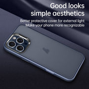 For iPhone 16 Plus SULADA Skin Feel Matte Shockproof Phone Case(Blue)