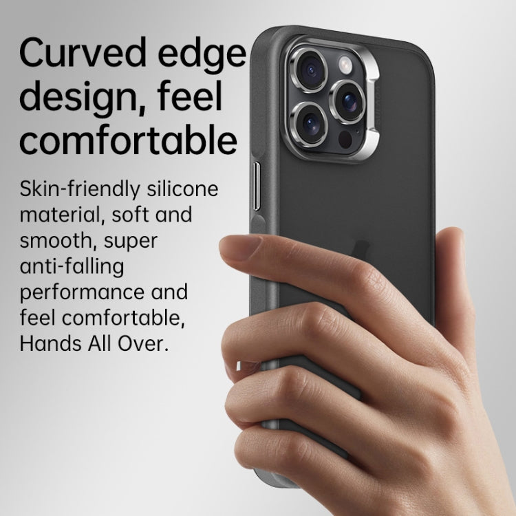 For iPhone 16 Pro Max SULADA Skin Feel Matte Shockproof Phone Case(Purple)