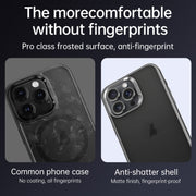 For iPhone 16 Pro Max SULADA Skin Feel Matte Shockproof Phone Case(Grey)