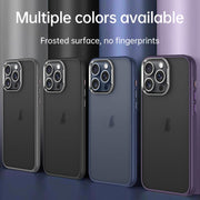 For iPhone 16 Plus SULADA Skin Feel Matte Shockproof Phone Case(Blue)