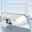 For iPhone 16 Pro Max SULADA PC + Aluminum Alloy Lens Holder Phone Case(Silver) - iPhone 16 Pro Max Cases by SULADA | Online Shopping South Africa | PMC TechLife | Buy Now Pay Later Mobicred
