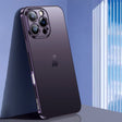 For iPhone 16 Pro SULADA Natural Color Series Electroplating Frosted TPU Phone Case(Dark Purple) - free shipping - PMC TechLife - Order now!