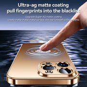 For iPhone 16 SULADA Natural Color Series Electroplating Frosted TPU Phone Case(Titanium Blue)