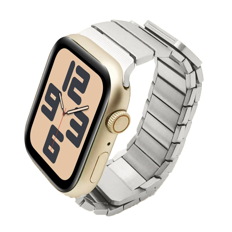 For Apple Watch SE 2023 44mm Single Bead Magnetic Stainless Steel Watch Band(Silver) - free shipping - PMc TechLife - Order now!