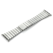 For Apple Watch SE 40mm Single Bead Magnetic Stainless Steel Watch Band(Silver)