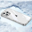 For iPhone 16 Pro Max SULADA TPU Frame Tempered Glass Transparent Phone Case(White) - iPhone 16 Pro Max Cases by SULADA | Online Shopping South Africa | PMC TechLife | Buy Now Pay Later Mobicred