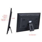 23.6 inch LED Screen Digital Photo Frame, Plug Type:US Plug(Black)