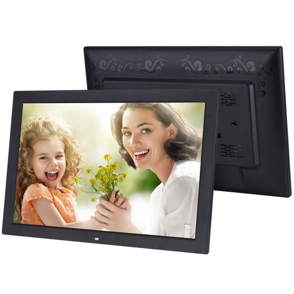 23.6 inch LED Screen Digital Photo Frame, Plug Type:US Plug(Black)