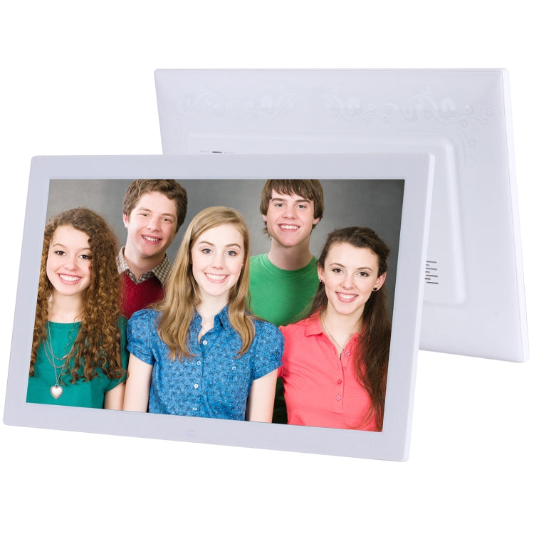23.6 inch LED Screen Digital Photo Frame, Plug Type:US Plug(White) - free shipping - PMC TechLife - Order now!