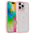 For iPhone 16 Pro Max Breathable Skin Feel Frosted MagSafe Magnetic Phone Case(Pink) - iPhone 16 Pro Max Cases by PMC TechLife | Online Shopping South Africa | PMC TechLife | Buy Now Pay Later Mobicred