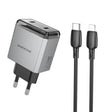 BOROFONE BN21 PD 40W 2 Type-C Charger with 1m Type-C to 8 Pin Cable Set, For:EU Plug(Tarnish) - free shipping - PMC TechLife - Order now!