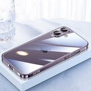 For iPhone 16 Plus SULADA JINGJIA Series Lens Protector Hard PC Phone Case(Dark Purple)