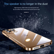 For iPhone 16 Pro SULADA JINGJIA Series Lens Protector Hard PC Phone Case(Gold)