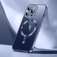 For iPhone 16 Pro SULADA MagSafe Plating TPU Shockproof Phone Soft Case(Titanium Blue) - iPhone 16 Pro Cases by SULADA | Online Shopping South Africa | PMC TechLife | Buy Now Pay Later Mobicred
