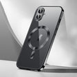 For iPhone 16 Plus SULADA MagSafe Plating TPU Shockproof Phone Soft Case(Black) - iPhone 16 Plus Cases by SULADA | Online Shopping South Africa | PMC TechLife | Buy Now Pay Later Mobicred