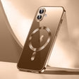 For iPhone 16 SULADA MagSafe Plating TPU Shockproof Phone Soft Case(Gold) - iPhone 16 Cases by SULADA | Online Shopping South Africa | PMC TechLife | Buy Now Pay Later Mobicred