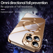 For iPhone 16 SULADA MagSafe Plating TPU Shockproof Phone Soft Case(Silver)