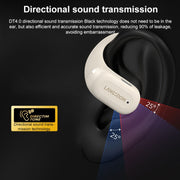 Langsdom TS19 Ear-mounted ENC Noise Reduction Wireless Bluetooth Earphone(Black Green)