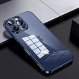For iPhone 16 Pro Max SULADA Shine Through Series Plating TPU Transparent Phone Case(Titanium Blue) - iPhone 16 Pro Max Cases by SULADA | Online Shopping South Africa | PMC TechLife | Buy Now Pay Later Mobicred
