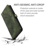 For Samsung Galaxy S25 5G Skin Feel Totem Embossed Leather Phone Case(Deep Green)