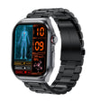 ET585 2.04 inch Steel Strap IP68 Waterproof Smart Watch, Support ECG / Blood Composition Measurement(Black) - Smart Watches by PMC TechLife | Online Shopping South Africa | PMC TechLife | Buy Now Pay Later Mobicred