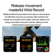 ET585 2.04 inch Silicone Strap IP68 Water-resistant Smart Watch, Support ECG / Blood Composition Measurement(Red)