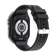 ET585 2.04 inch Nylon Strap IP68 Water-resistant Smart Watch, Support ECG / Blood Composition Measurement(Black)