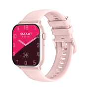 HD15 1.75 inch Silicone Strap IP68 Water-resistant Smart Watch, Support Sedentary Reminder / Sleep Monitoring(Pink)