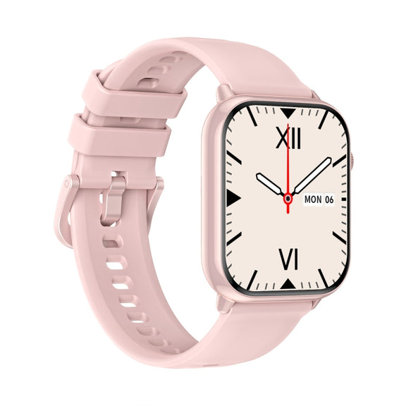 HD15 1.75 inch Silicone Strap IP68 Water-resistant Smart Watch, Support Sedentary Reminder / Sleep Monitoring(Pink)