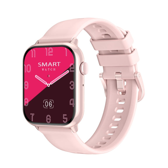 HD15 1.75 inch Silicone Strap IP68 Water-resistant Smart Watch, Support Sedentary Reminder / Sleep Monitoring(Pink)