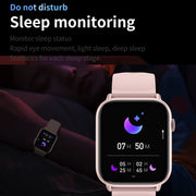 HD15 1.75 inch Silicone Strap IP68 Water-resistant Smart Watch, Support Sedentary Reminder / Sleep Monitoring(Silver)