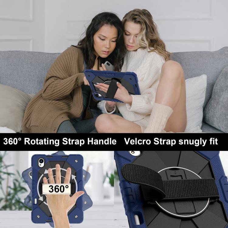 For Huawei MatePad 11.5 S Contrast Color Robot Silicone Hybrid PC Tablet Case(Navy Black) - free shipping - PMC TechLife - Order now!