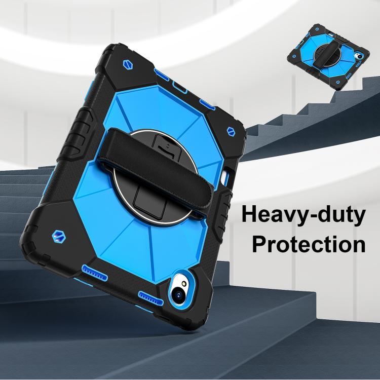 For Huawei MatePad 11.5 S Contrast Color Robot Silicone Hybrid PC Tablet Case(Black Blue) - free shipping - PMC TechLife - Order now!
