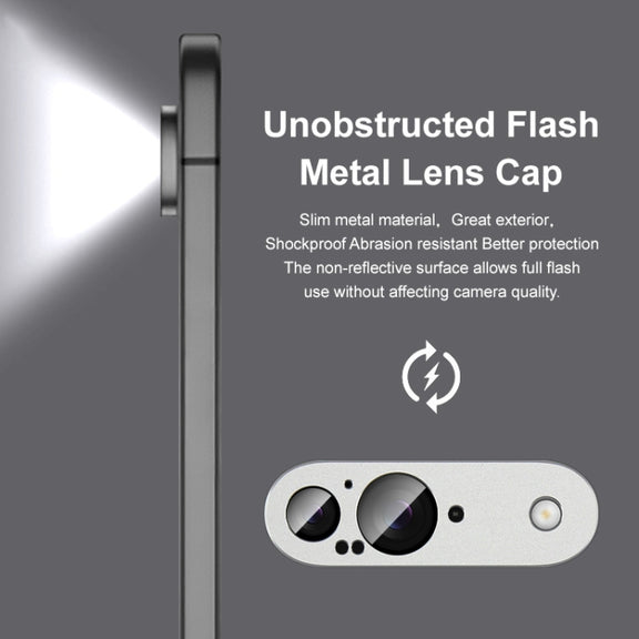 For Google Pixel 9 IMAK Metal Armor Premium Camera Protector Film(Black)