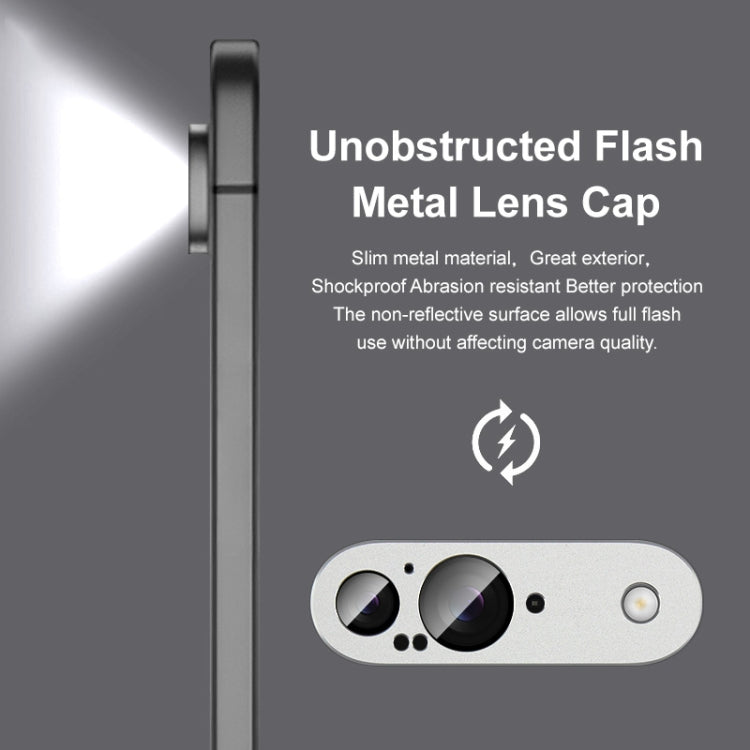 For Google Pixel 9 IMAK Metal Armor Premium Camera Protector Film(Black)