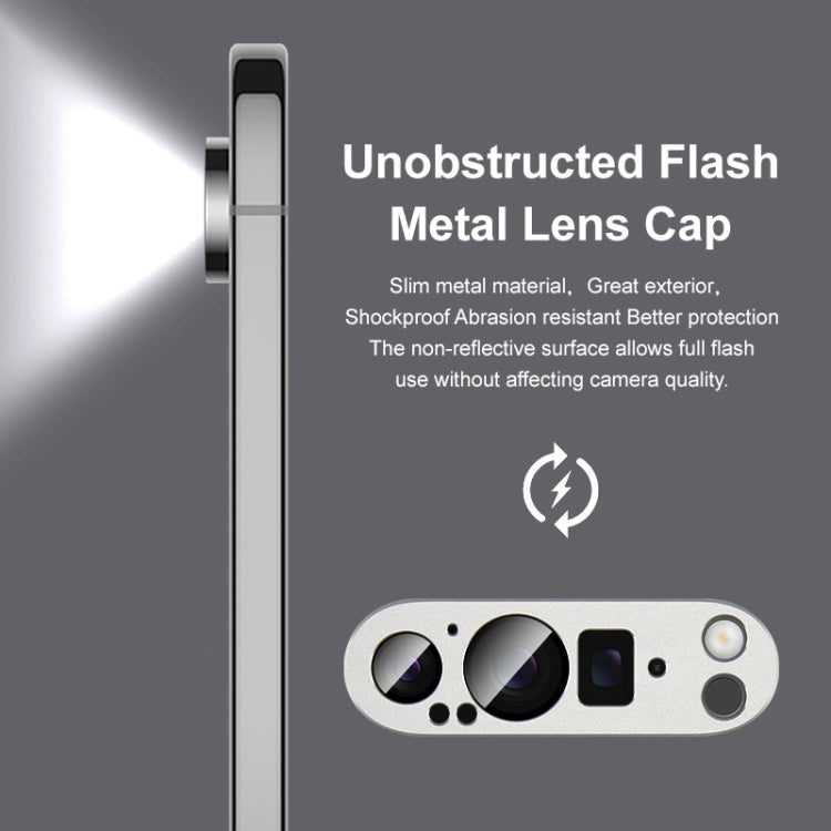 For Google Pixel 9 Pro IMAK Metal Armor Premium Camera Protector Film(Silver)