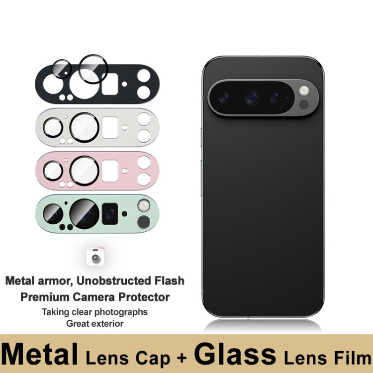 For Google Pixel 9 Pro XL IMAK Metal Armor Premium Camera Protector Film(Black)