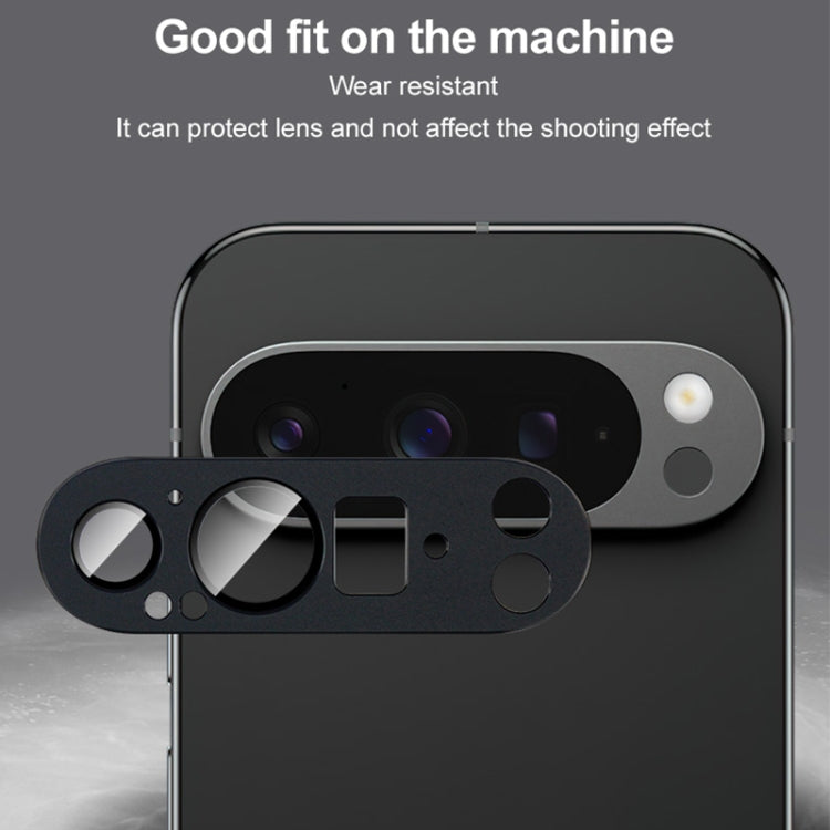 For Google Pixel 9 Pro XL IMAK Metal Armor Premium Camera Protector Film(Black)