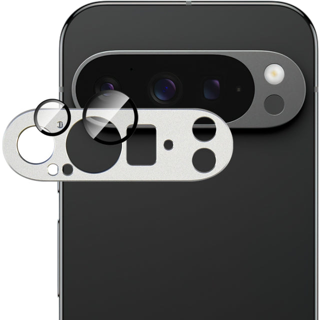 For Google Pixel 9 Pro XL IMAK Metal Armor Premium Camera Protector Film(Silver)