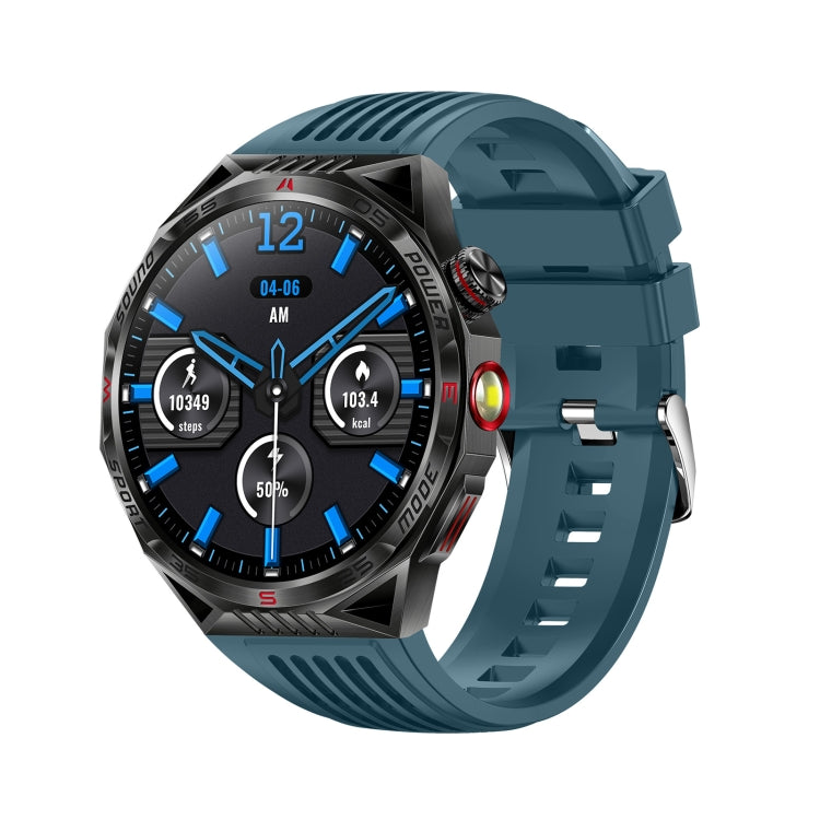 HT28 1.85 inch Silicone Strap IP68 Waterproof Smart Watch, Support Sleep Monitoring(Blue) - Smart Watches by PMC TechLife | Online Shopping South Africa | PMC TechLife | Buy Now Pay Later Mobicred
