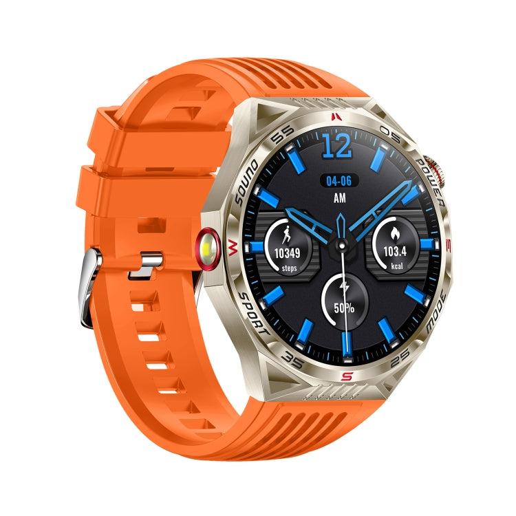 HT28 1.85 inch Silicone Strap IP68 Waterproof Smart Watch, Support Sleep Monitoring(Orange) - Smart Watches by PMC TechLife | Online Shopping South Africa | PMC TechLife | Buy Now Pay Later Mobicred