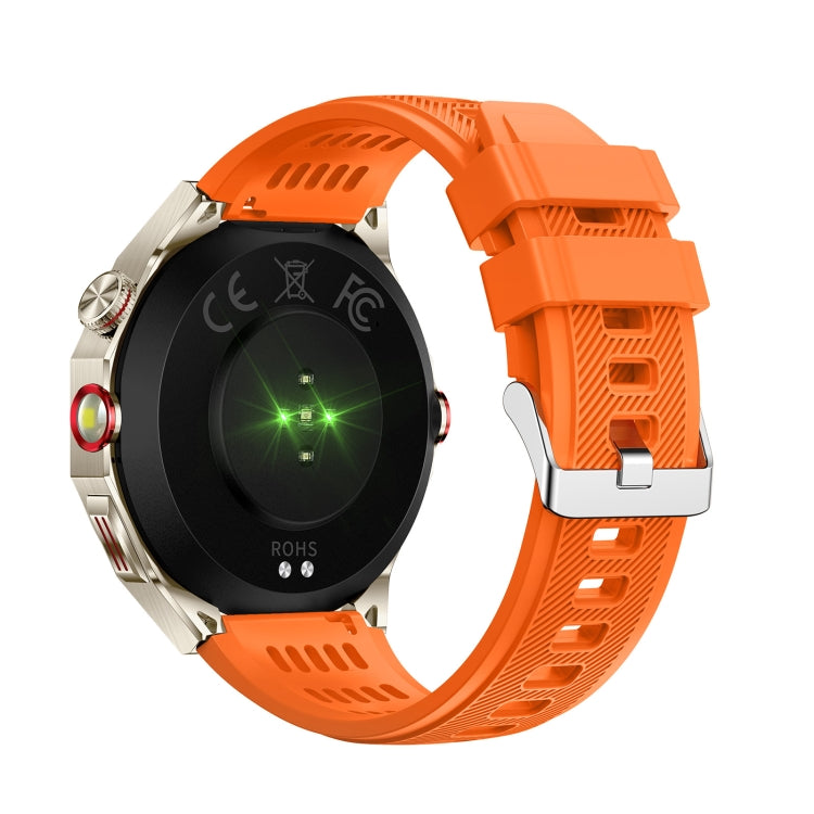 HT28 1.85 inch Silicone Strap IP68 Waterproof Smart Watch, Support Sleep Monitoring(Orange) - Smart Watches by PMC TechLife | Online Shopping South Africa | PMC TechLife | Buy Now Pay Later Mobicred