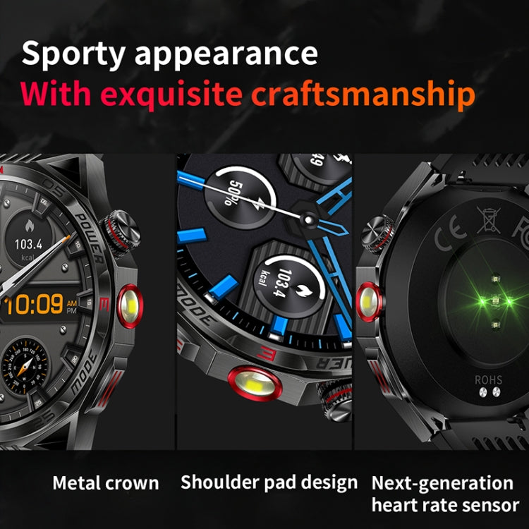 HT28 1.85 inch Silicone Strap IP68 Waterproof Smart Watch, Support Sleep Monitoring(Green) - Smart Watches by PMC TechLife | Online Shopping South Africa | PMC TechLife | Buy Now Pay Later Mobicred