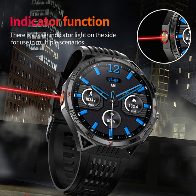 HT28 1.85 inch Silicone Strap IP68 Waterproof Smart Watch, Support Sleep Monitoring(Blue) - Smart Watches by PMC TechLife | Online Shopping South Africa | PMC TechLife | Buy Now Pay Later Mobicred