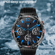 HT28 1.85 inch Silicone Strap IP68 Water-resistant Smart Watch, Support Sleep Monitoring(Orange)