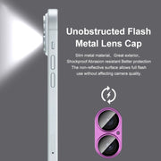 For iPhone 16 / 16 Plus IMAK Metal Armor Premium Camera Protector Film(Black)