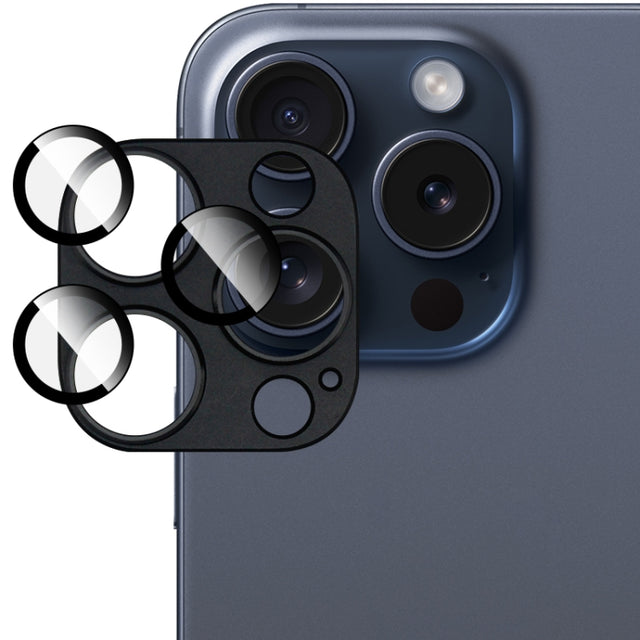 For iPhone 16 Pro / 16 Pro Max IMAK Metal Armor Premium Camera Protector Film(Black)